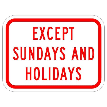 Sign Solutions Usa 12 in W, 9 in H, Aluminum, White DUS08DWT1209R8-3bP